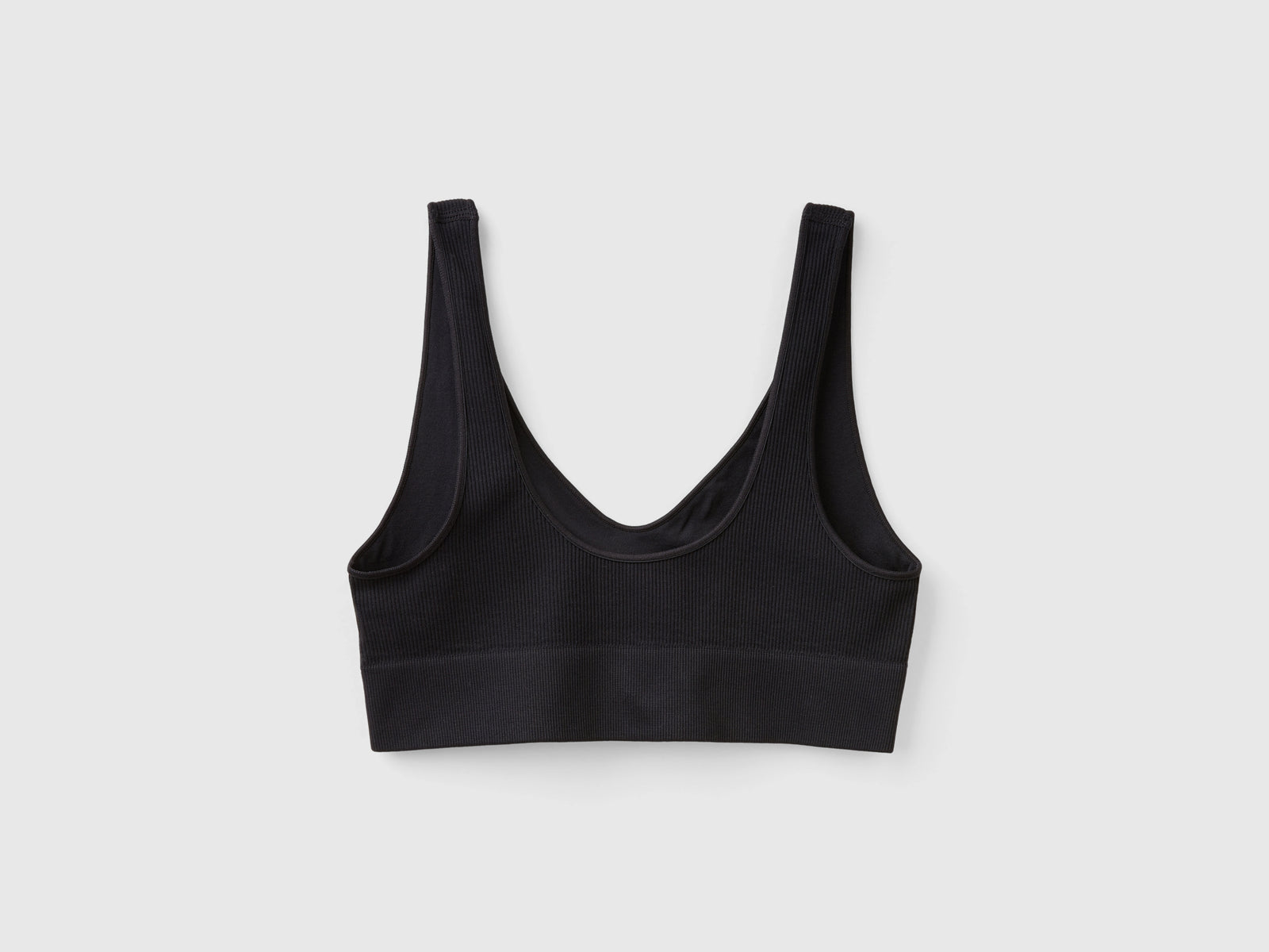 Reggiseno a triangolo in misto nylon riciclato da donna nero 2 | Benetton Outlet
