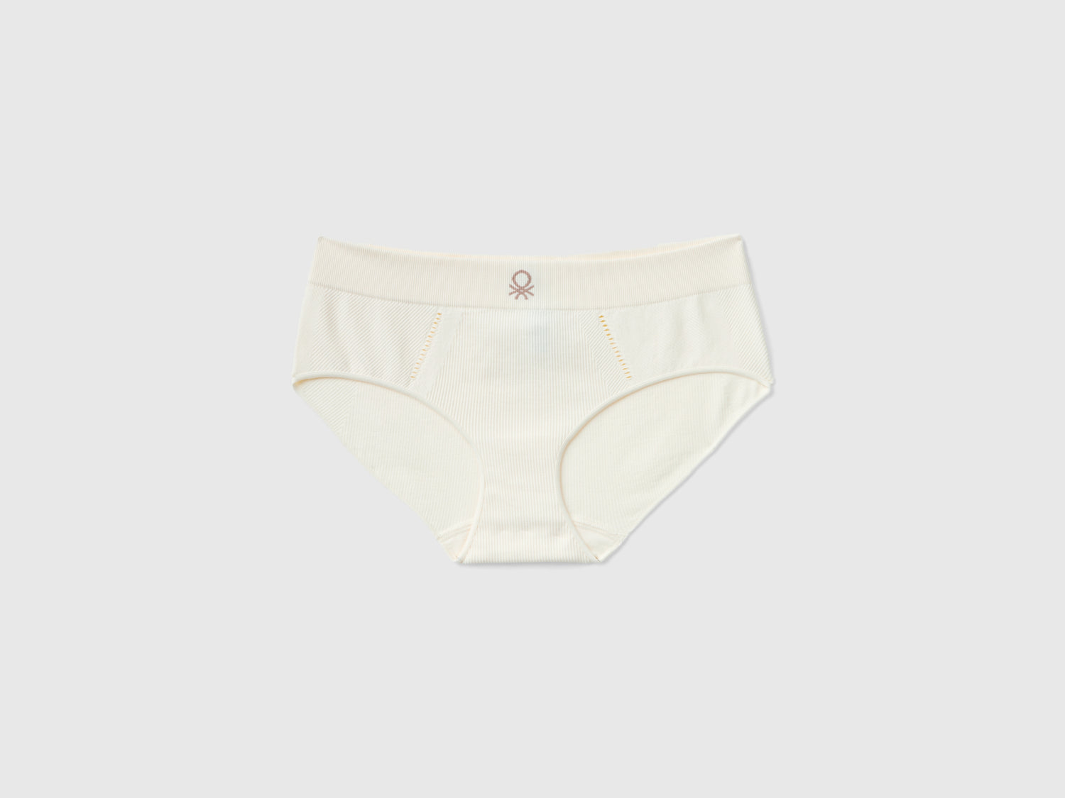 Culottes de mezcla de nailon reciclado da donna bianco panna | Benetton Outlet
