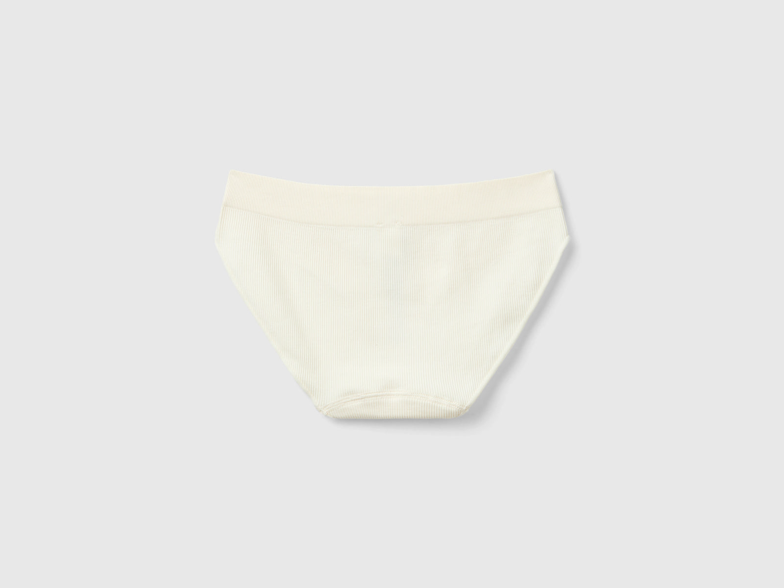 Slip in misto nylon riciclato da donna bianco panna 2 | Benetton Outlet