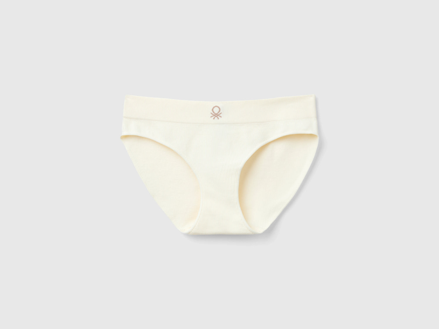 Calzoncillos de mezcla de nailon reciclado da donna bianco panna | Benetton Outlet