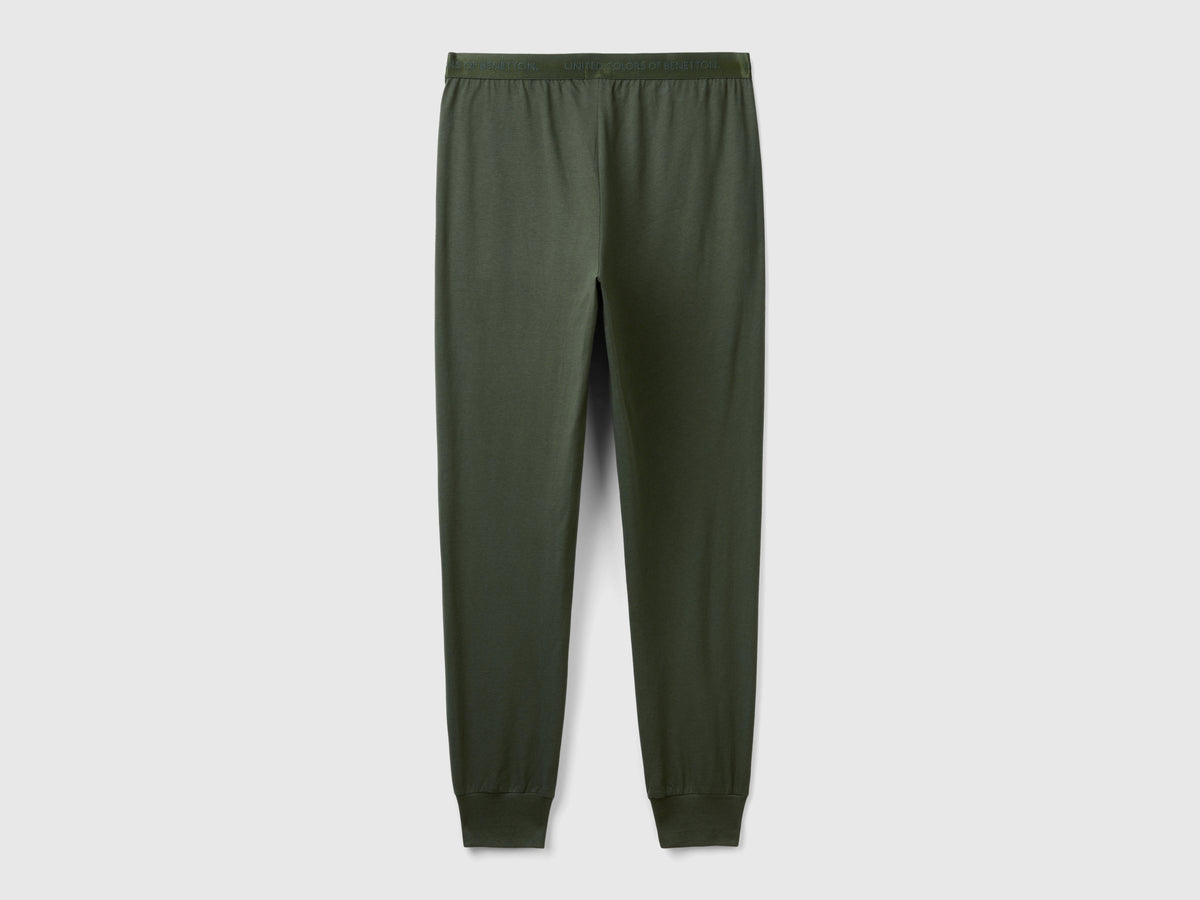 Pantalones con elástico con logo