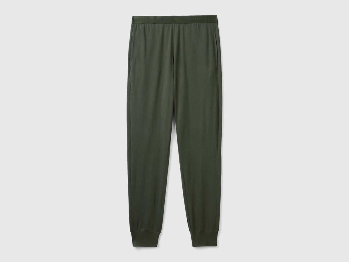 Pantalones con elástico con logo