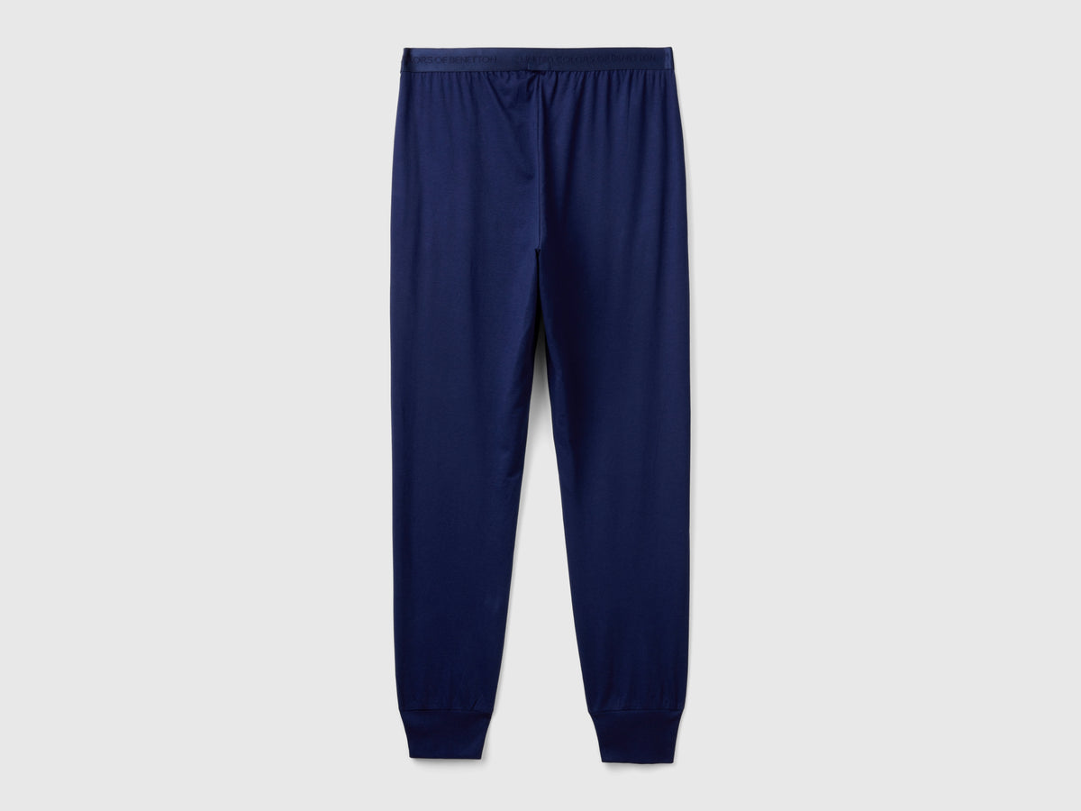 Pantalones con elástico con logo