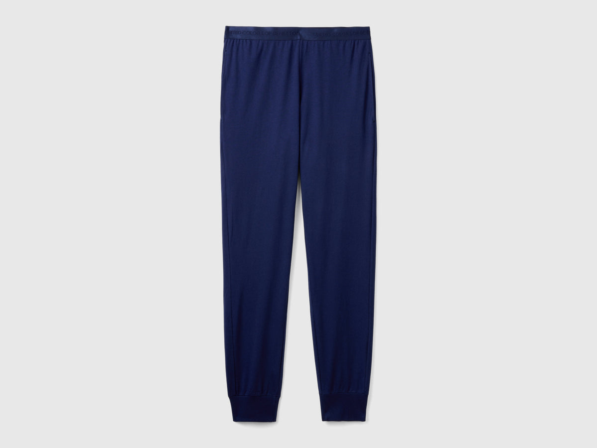 Pantalones con elástico con logo