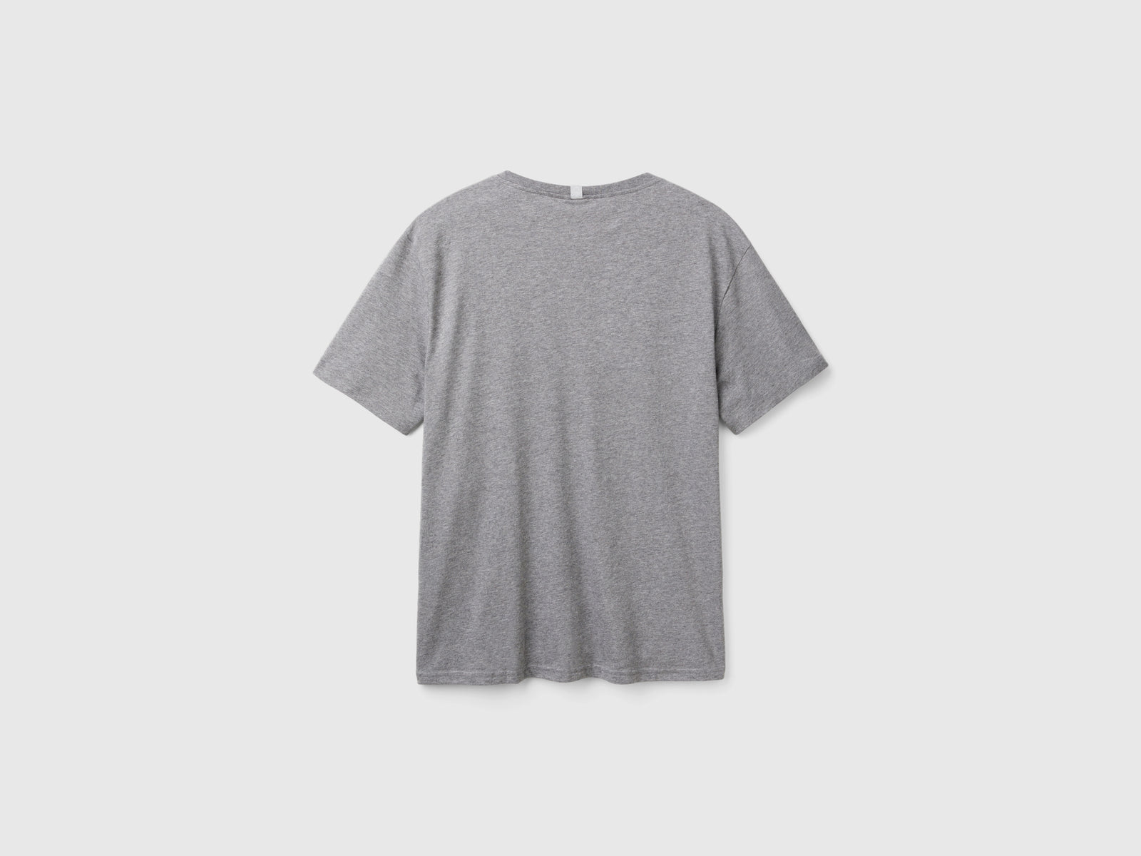 T-shirt con stampa logo da uomo grigio scuro 2 | Benetton Outlet
