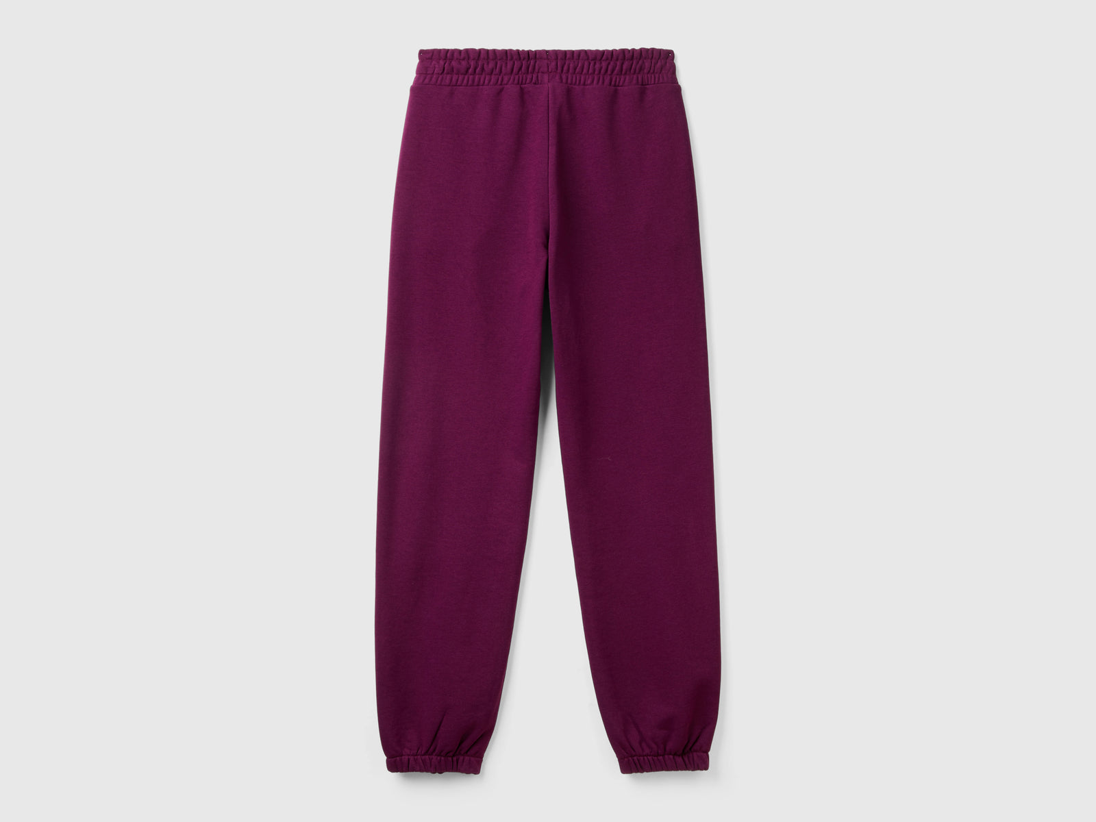 Pantaloni in felpa con coulisse da donna malva scuro 2 | Benetton Outlet