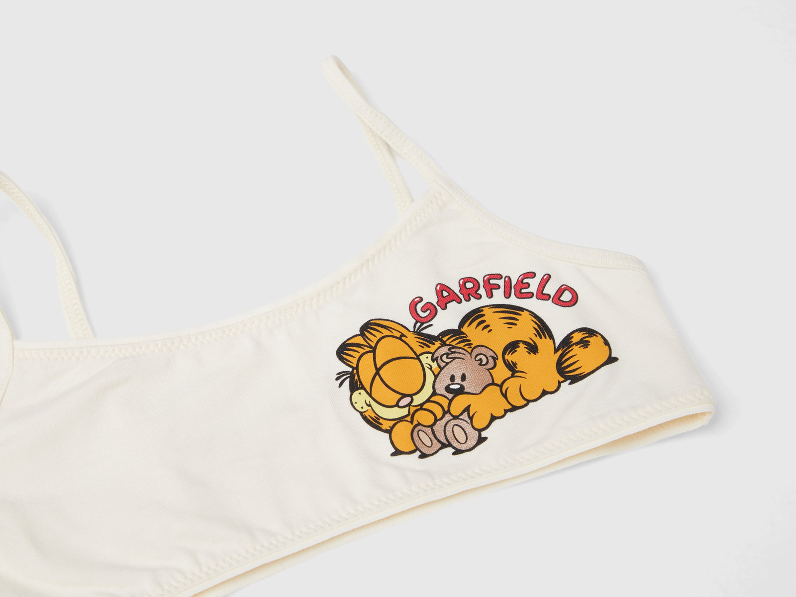 Completo Garfield ©2024 by Paws, Inc. da bambina bianco panna 3 | Benetton Outlet