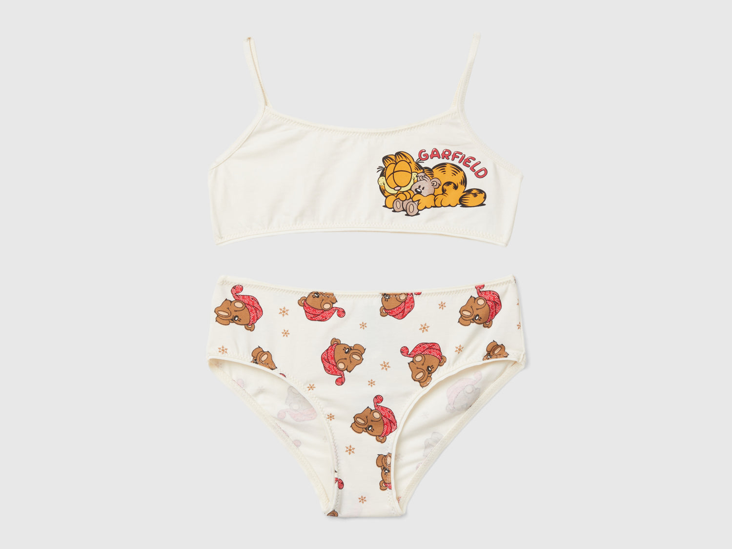 Completo Garfield ©2024 by Paws, Inc. da bambina bianco panna | Benetton Outlet
