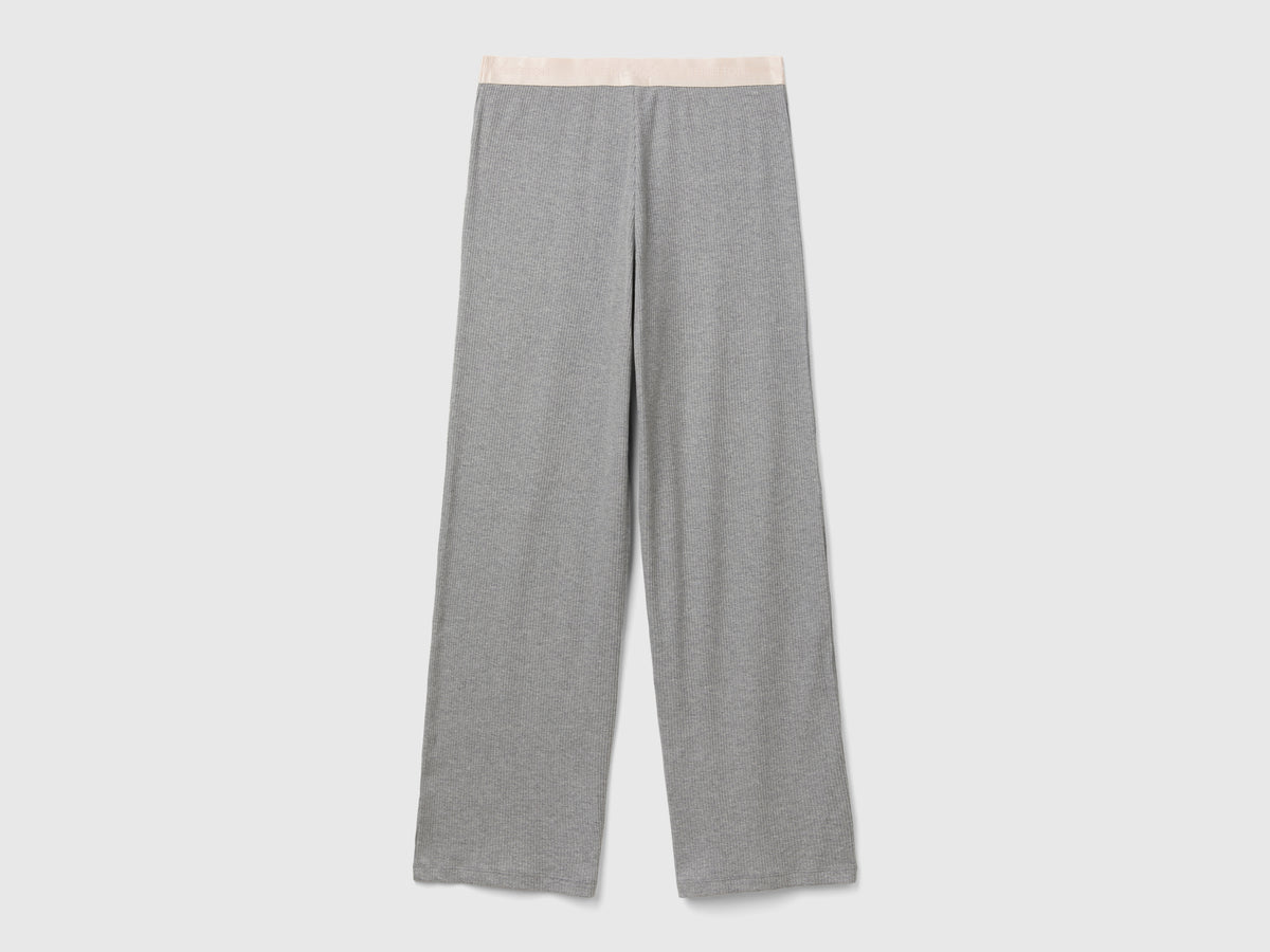 Pantaloni in misto cotone stretch