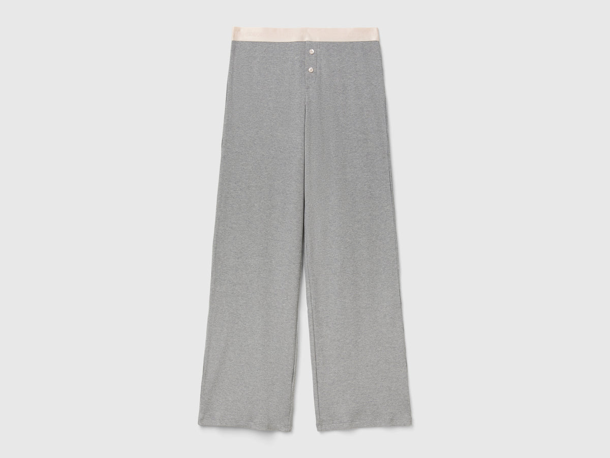 Pantaloni in misto cotone stretch