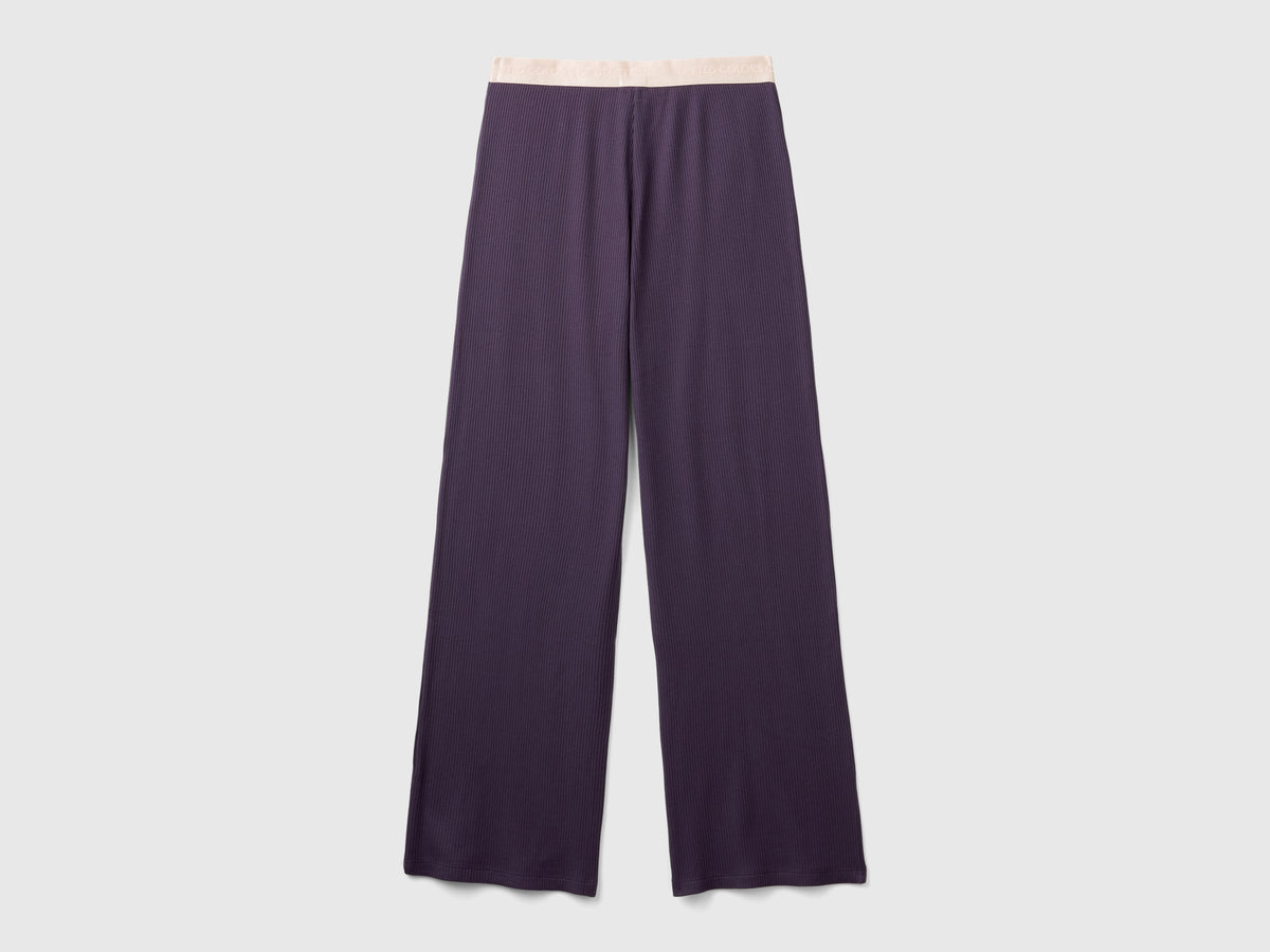 Pantaloni in misto cotone stretch