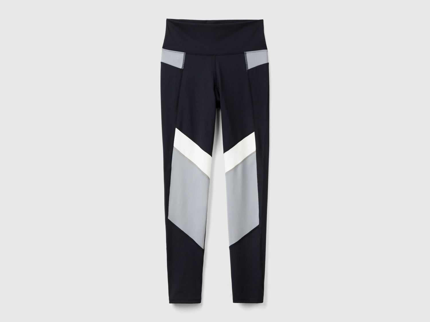 Leggings sportivi con taschino da donna nero | Benetton Outlet