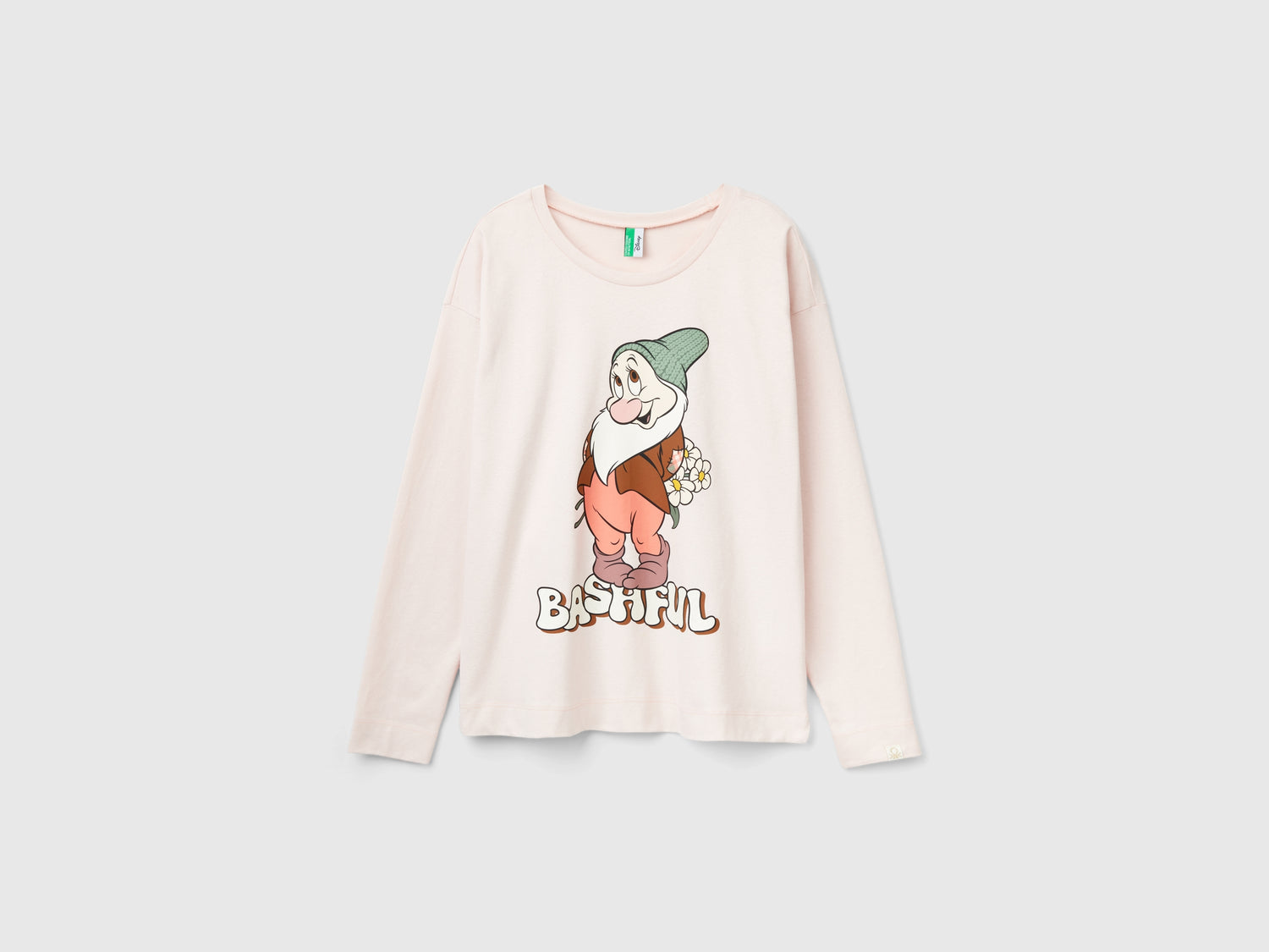 Camiseta ©Disney Los Siete Enanitos da donna rosa tenue | Benetton Outlet