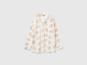 Chaqueta de pijama con estampado de galletas