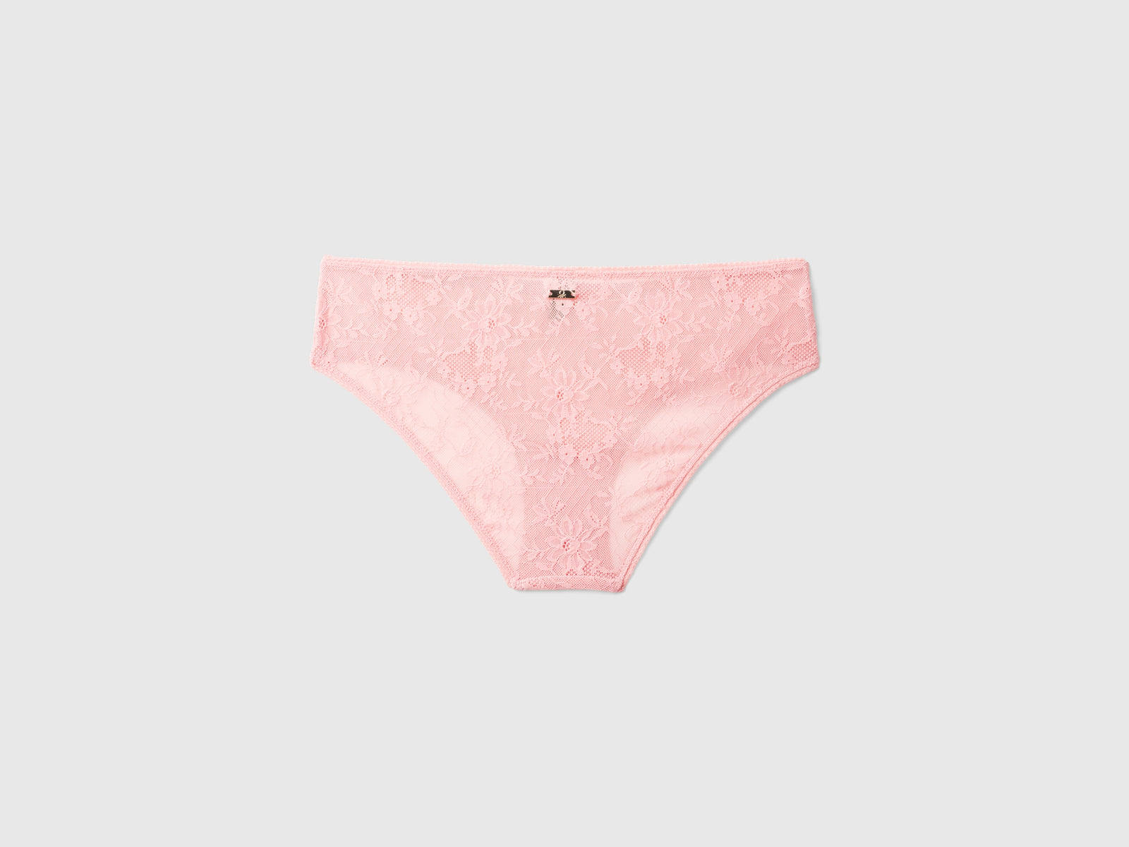 Braguitas de encaje elástico da donna rosa 2 | Benetton Outlet