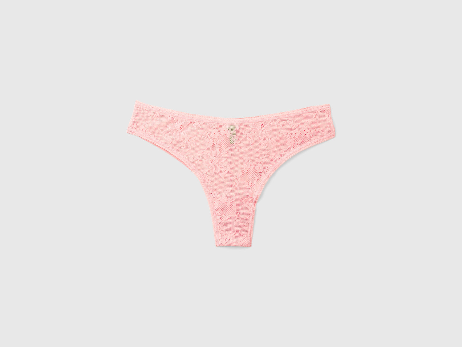 Encaje elástico brasileño da donna rosa | Benetton Outlet