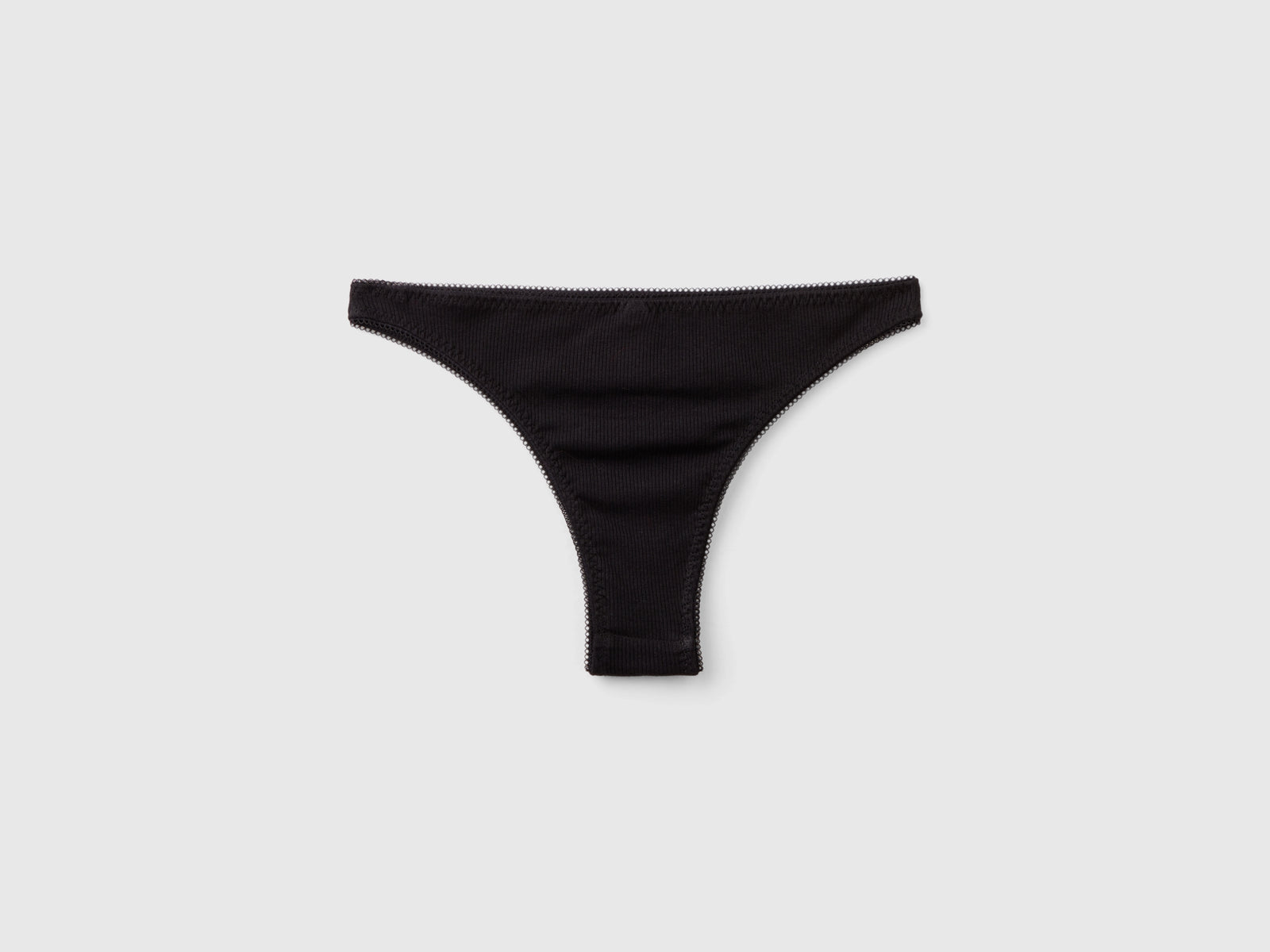 Braguitas navideñas con bordado de letras da donna nero 2 | Benetton Outlet