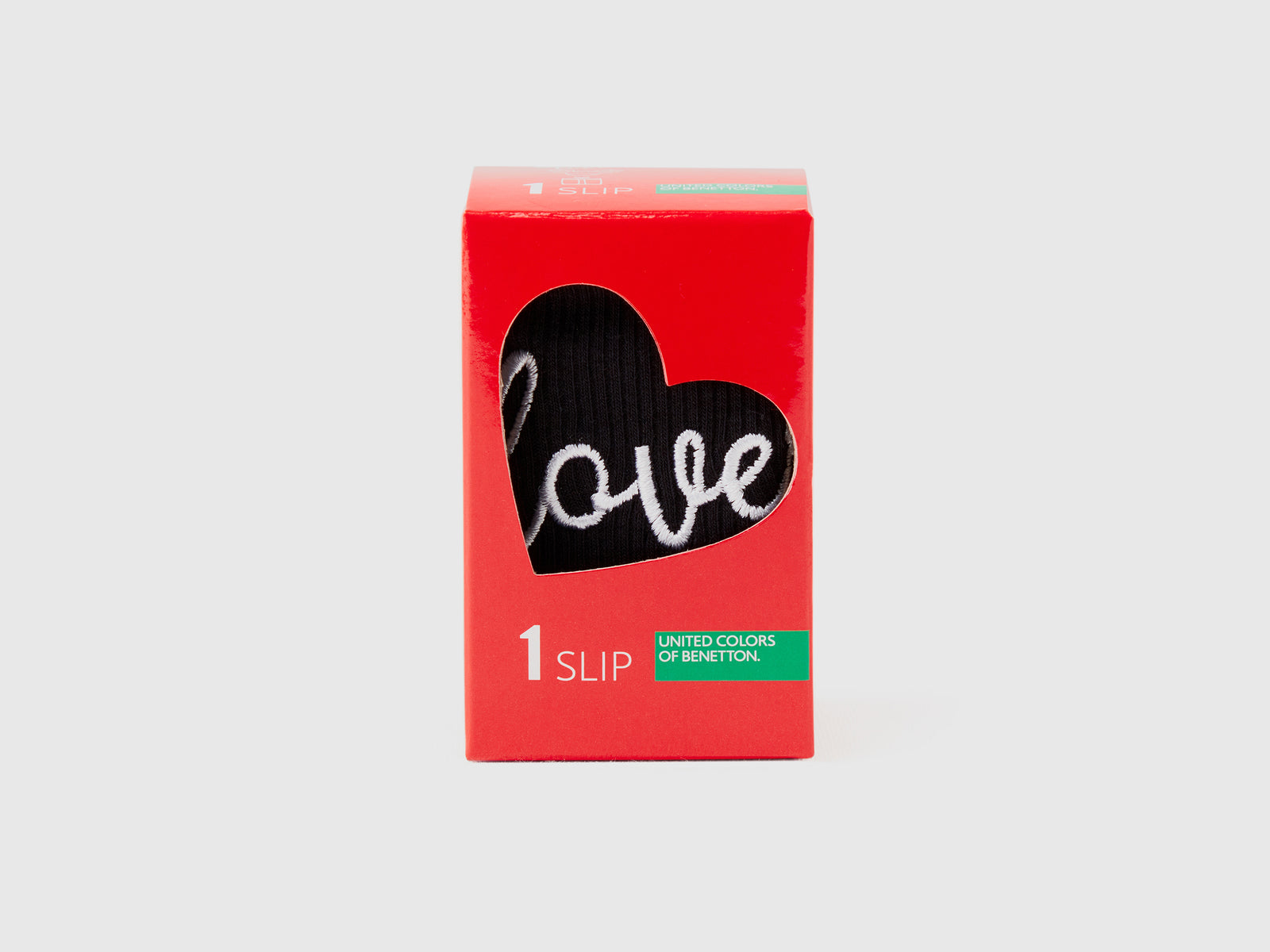 Braguitas navideñas con bordado de letras da donna nero 3 | Benetton Outlet