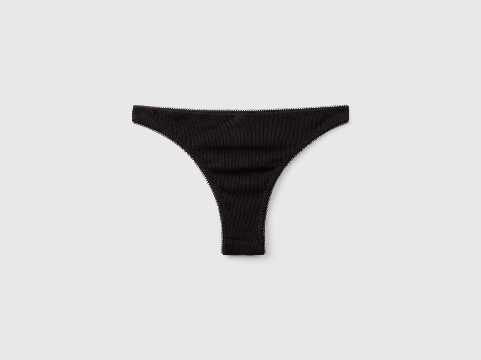 Braguitas navideñas con bordado de renos da donna nero 2 | Benetton Outlet