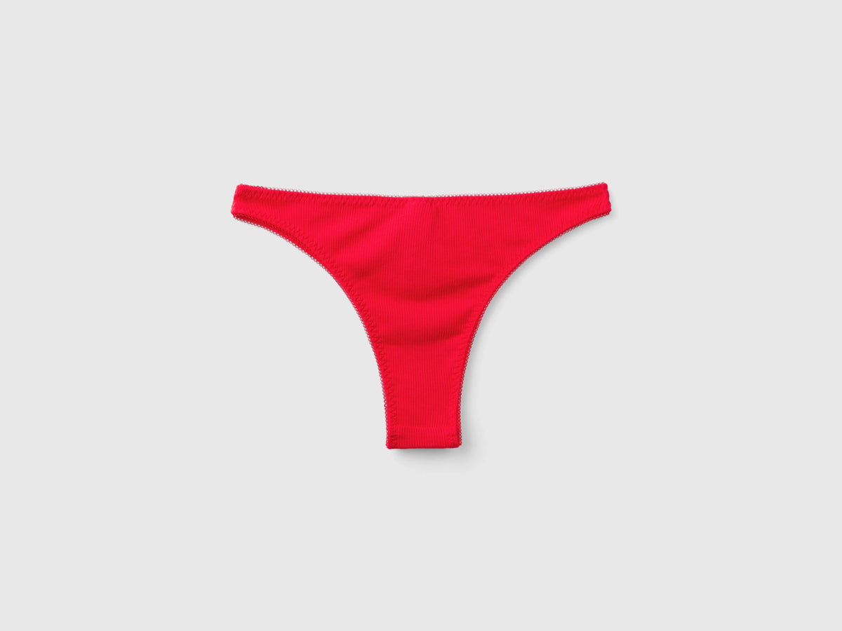 Slip natalizi rossi con ricamo regalo