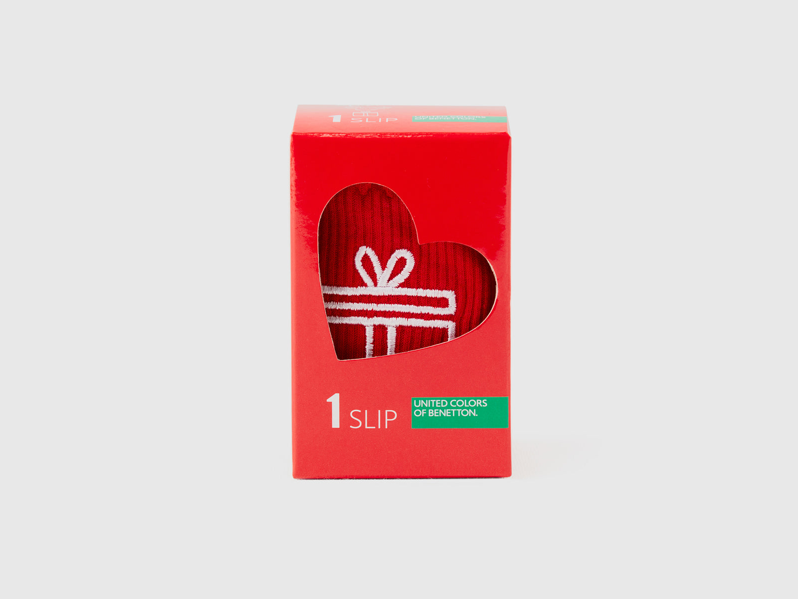 Slip natalizi rossi con ricamo regalo da donna rosso 3 | Benetton Outlet