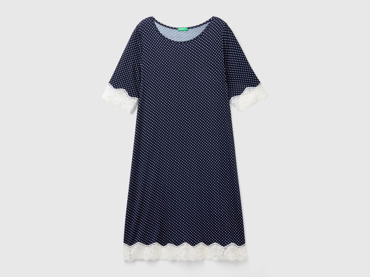 Camicia da notte a pois