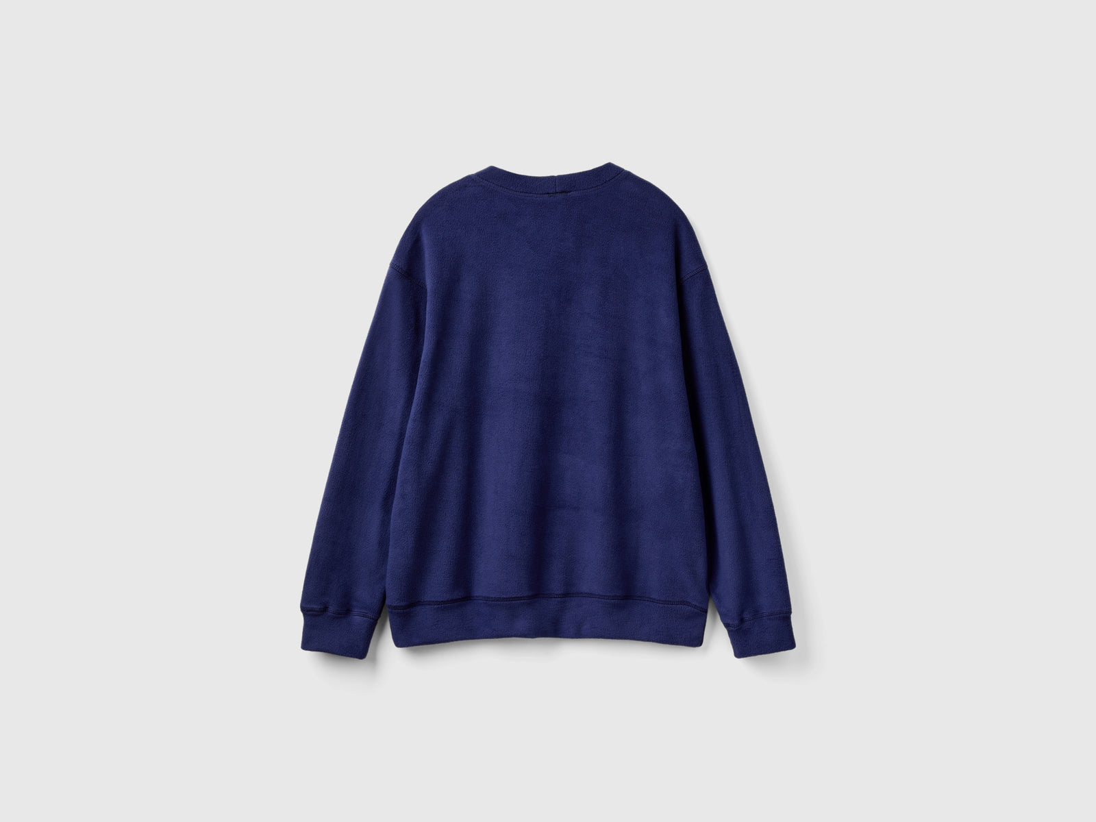 Suéter de polar con estampado de renos da uomo blu scuro 2 | Benetton Outlet