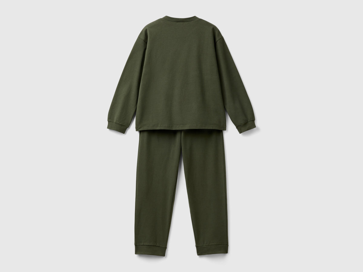 Stretch cotton pajamas