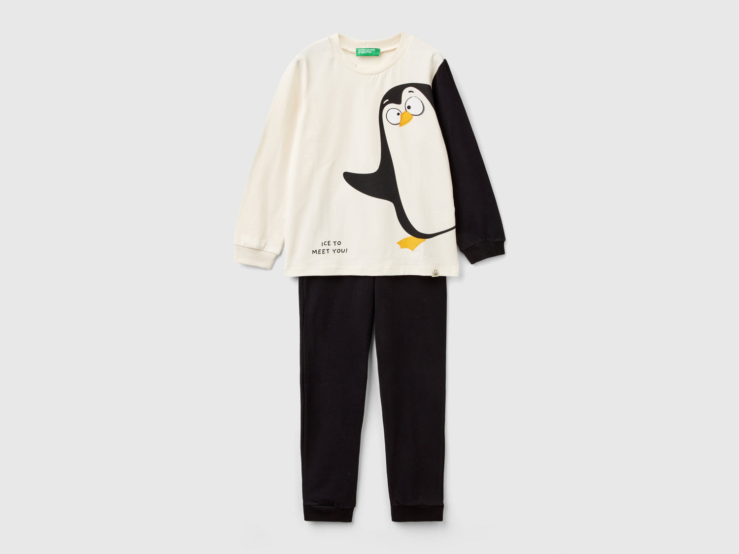 Pigiama con stampa pinguino da bambino multi-color | Benetton Outlet