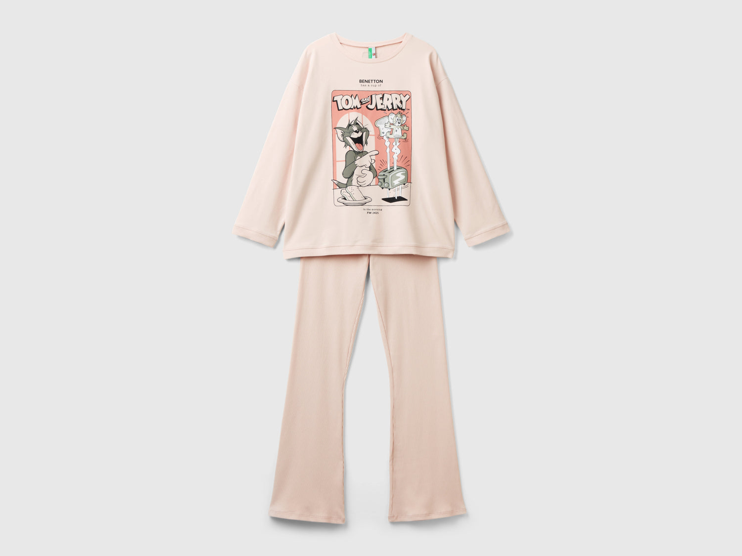 Pigiama Tom & Jerry da donna rosa tenue | Benetton Outlet
