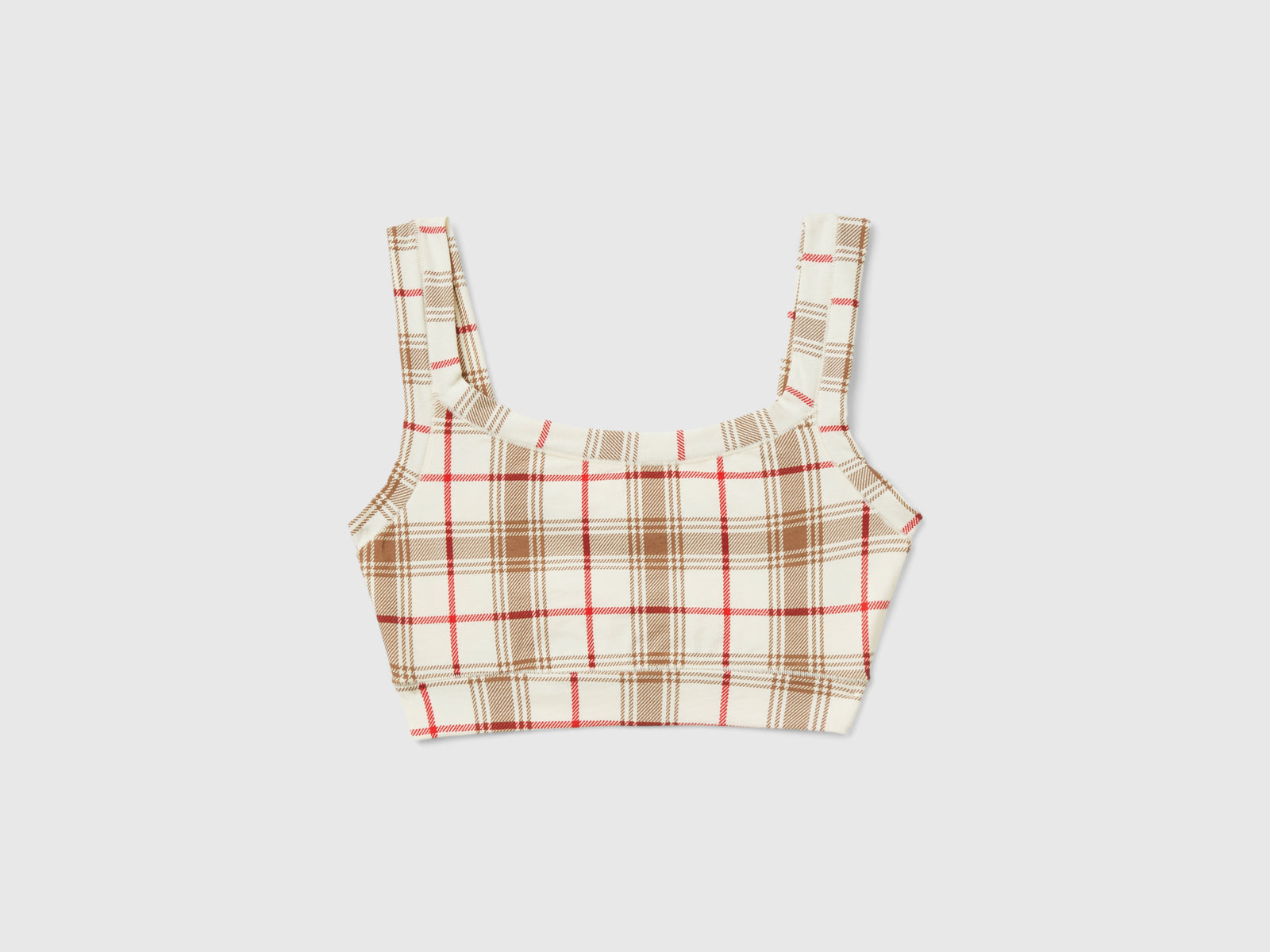 Brassiere tartan da donna multi-color | Benetton Outlet