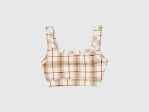 Brassiere tartan