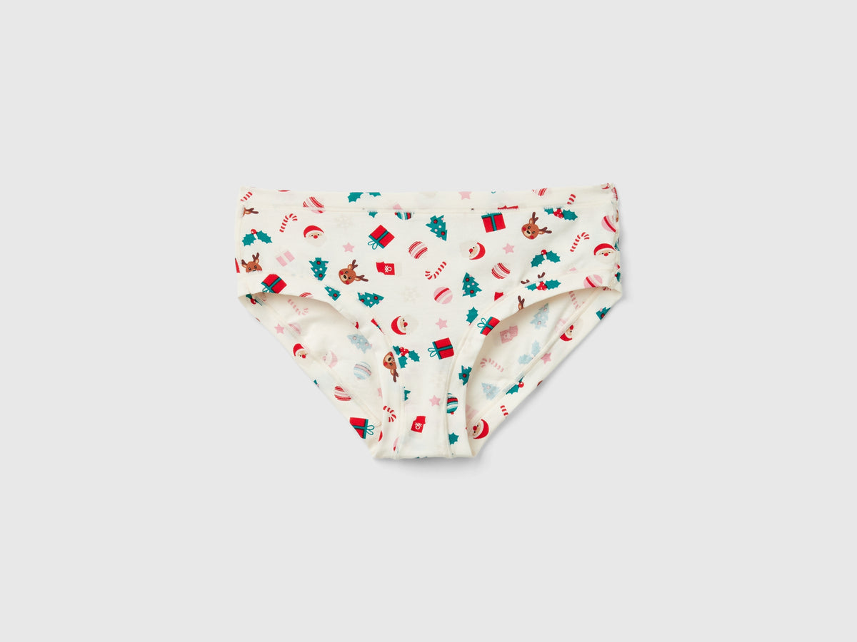 Slip con stampa natalizia