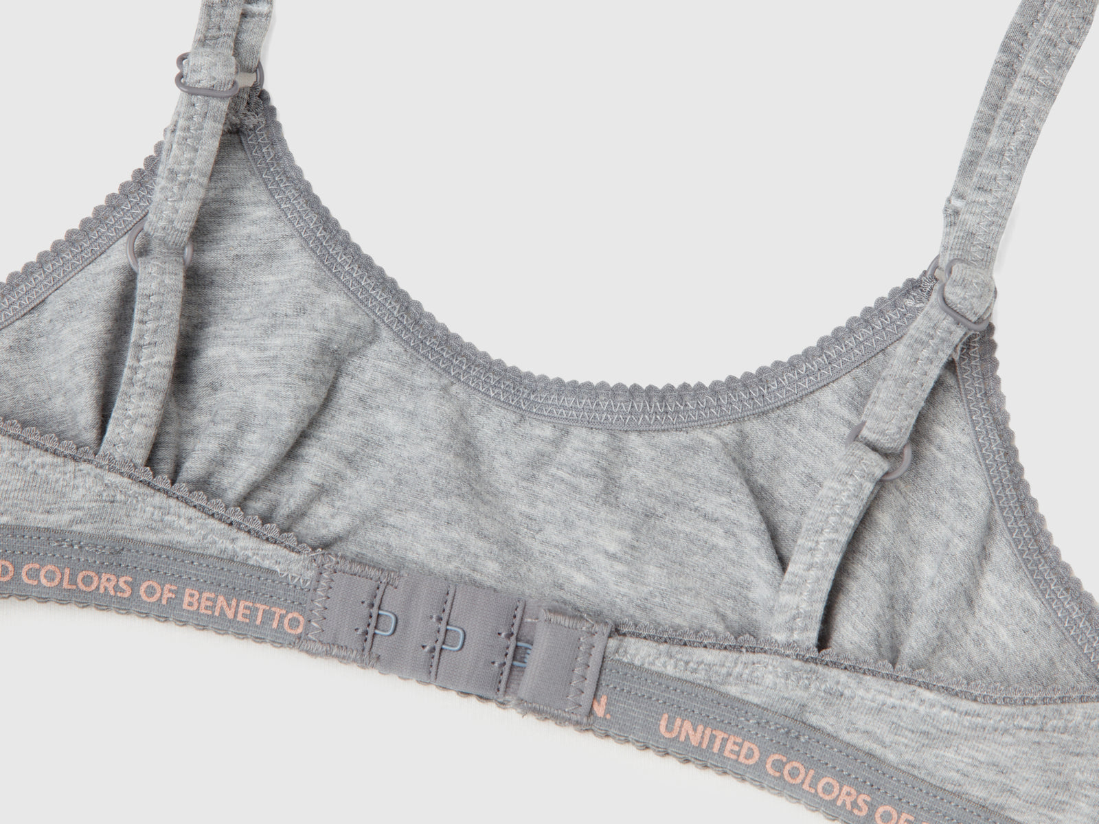 Due brassiere in cotone elasticizzato da bambina multi-color 3 | Benetton Outlet