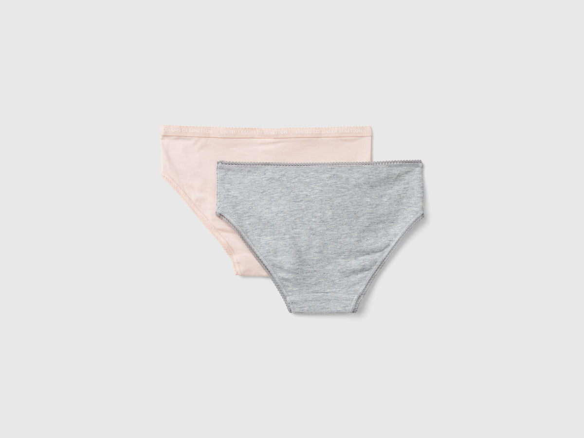 Due slip in cotone stretch