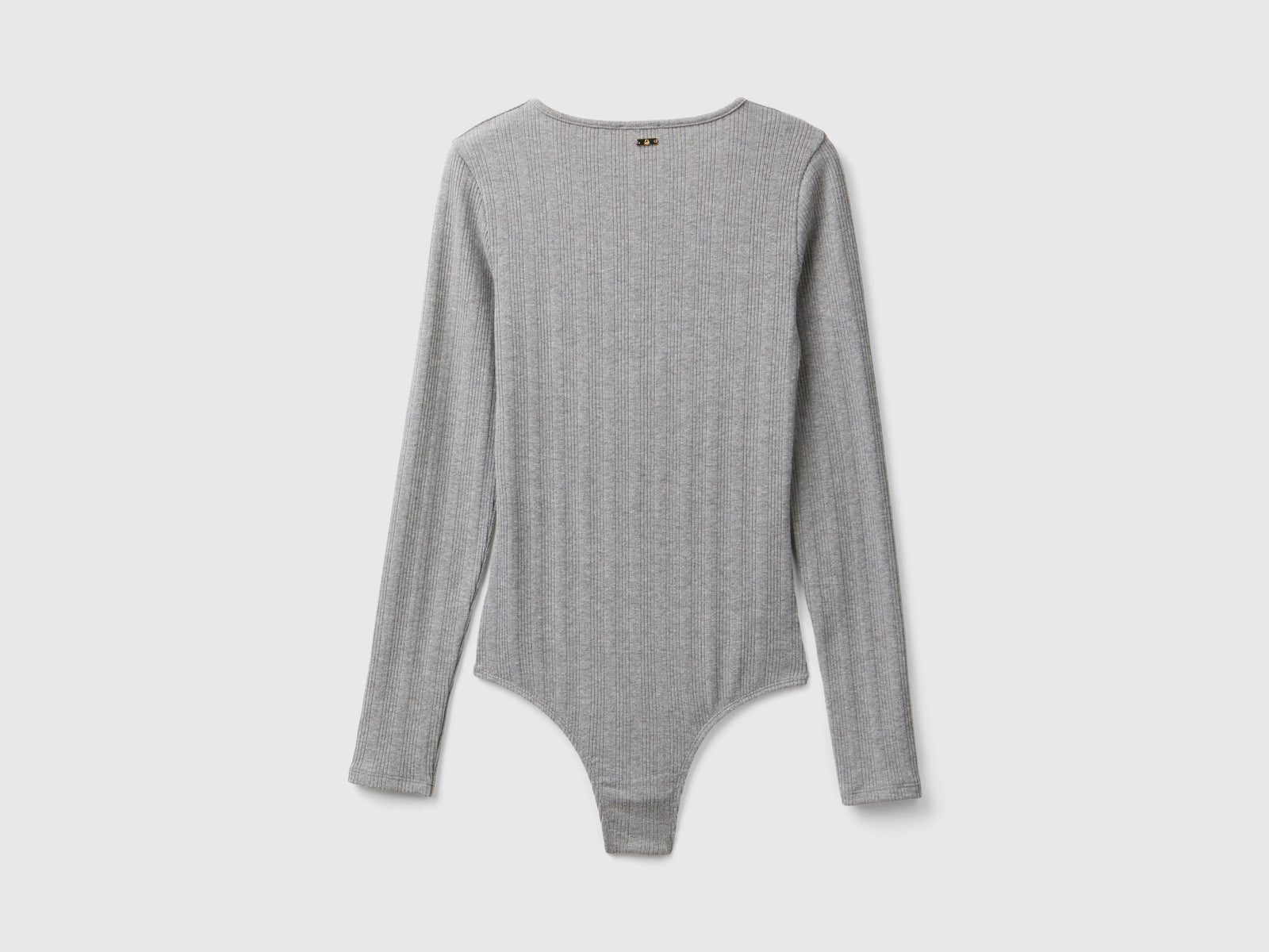 Body cálido de manga larga da donna grigio chiaro 2 | Benetton Outlet