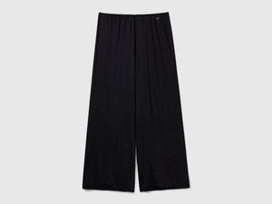 Pantaloni ampi con lurex