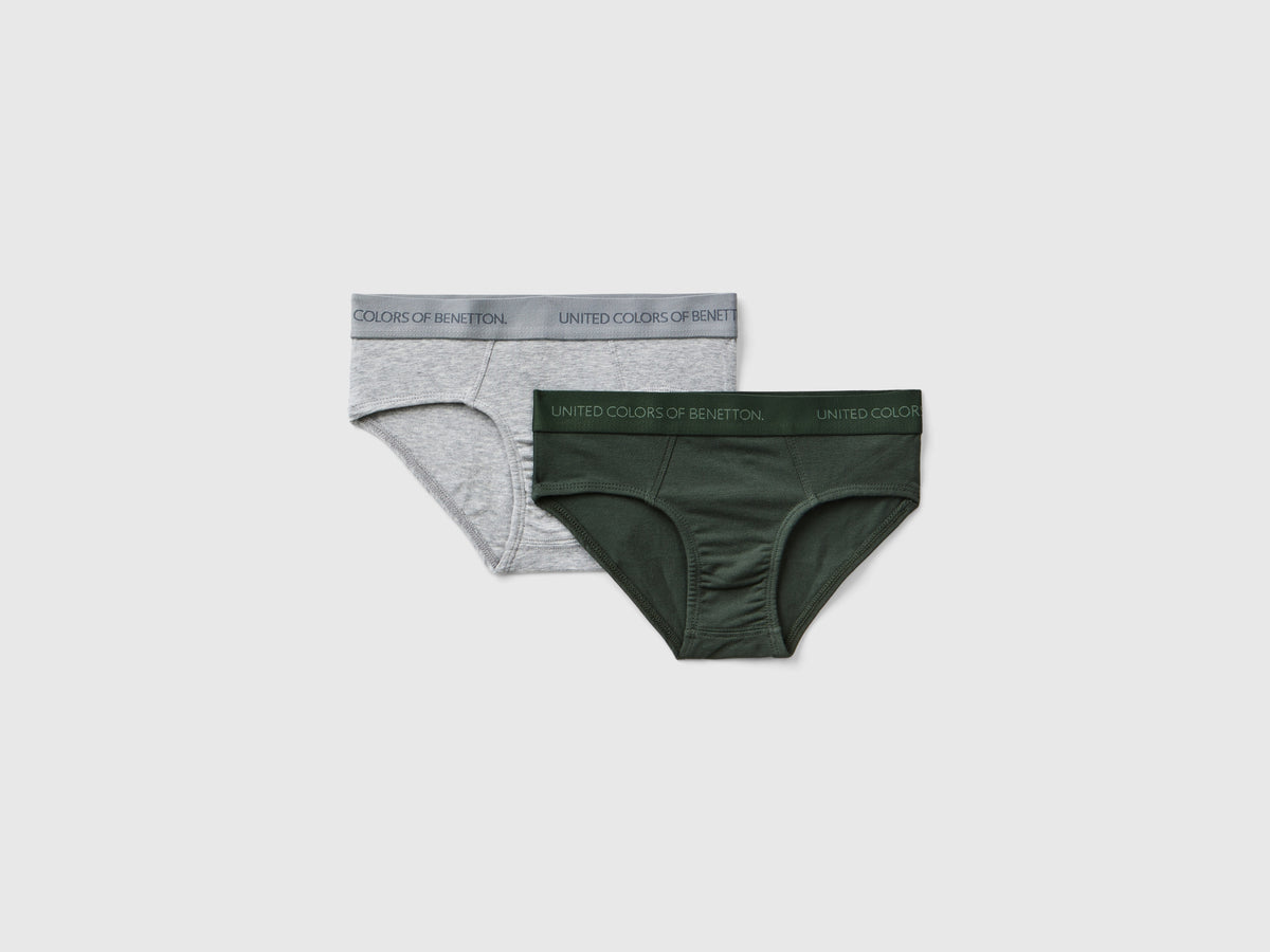 Due slip con elastico logato