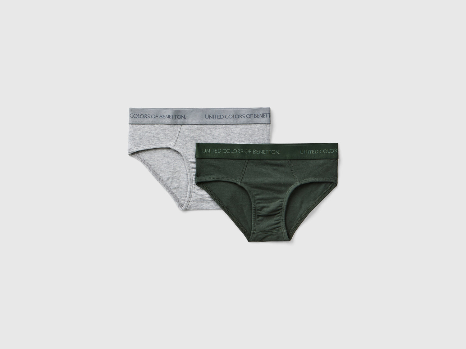 Due slip con elastico logato da bambino multi-color | Benetton Outlet