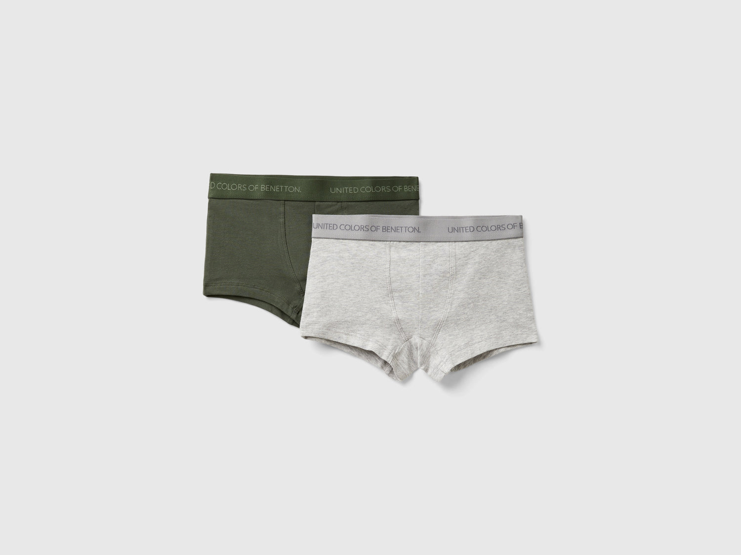 Due boxer con elastico logato da bambino multi-color | Benetton Outlet