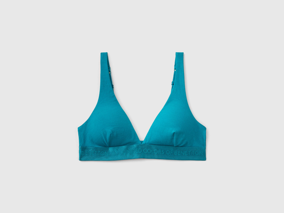 Reggiseno a triangolo in cotone bio stretch