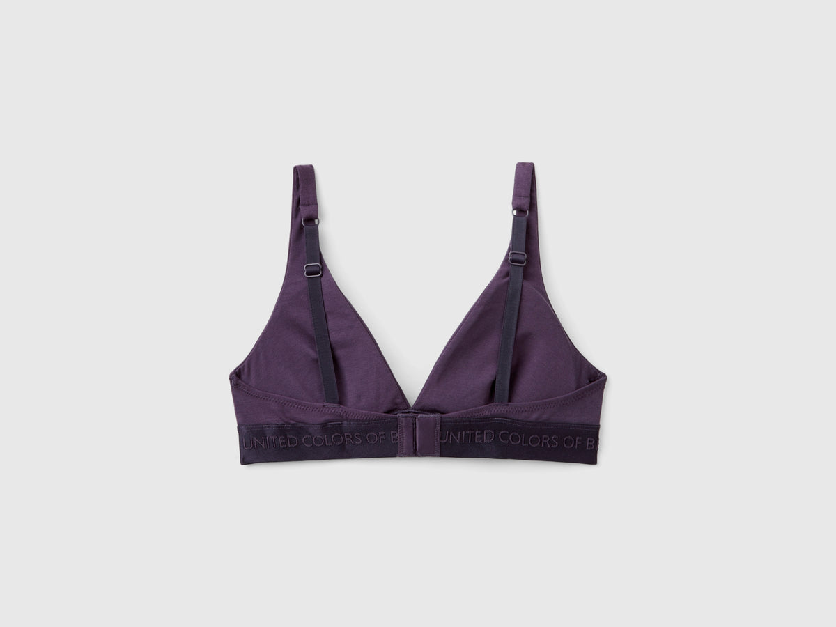 Reggiseno a triangolo in cotone bio stretch