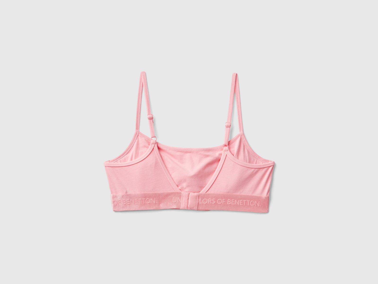 Brassiere in cotone bio stretch da donna rosa 2 | Benetton Outlet
