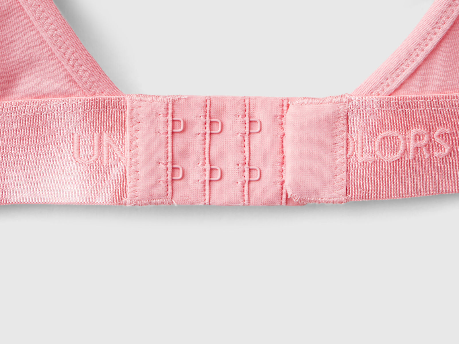 Brassiere in cotone bio stretch da donna rosa 3 | Benetton Outlet