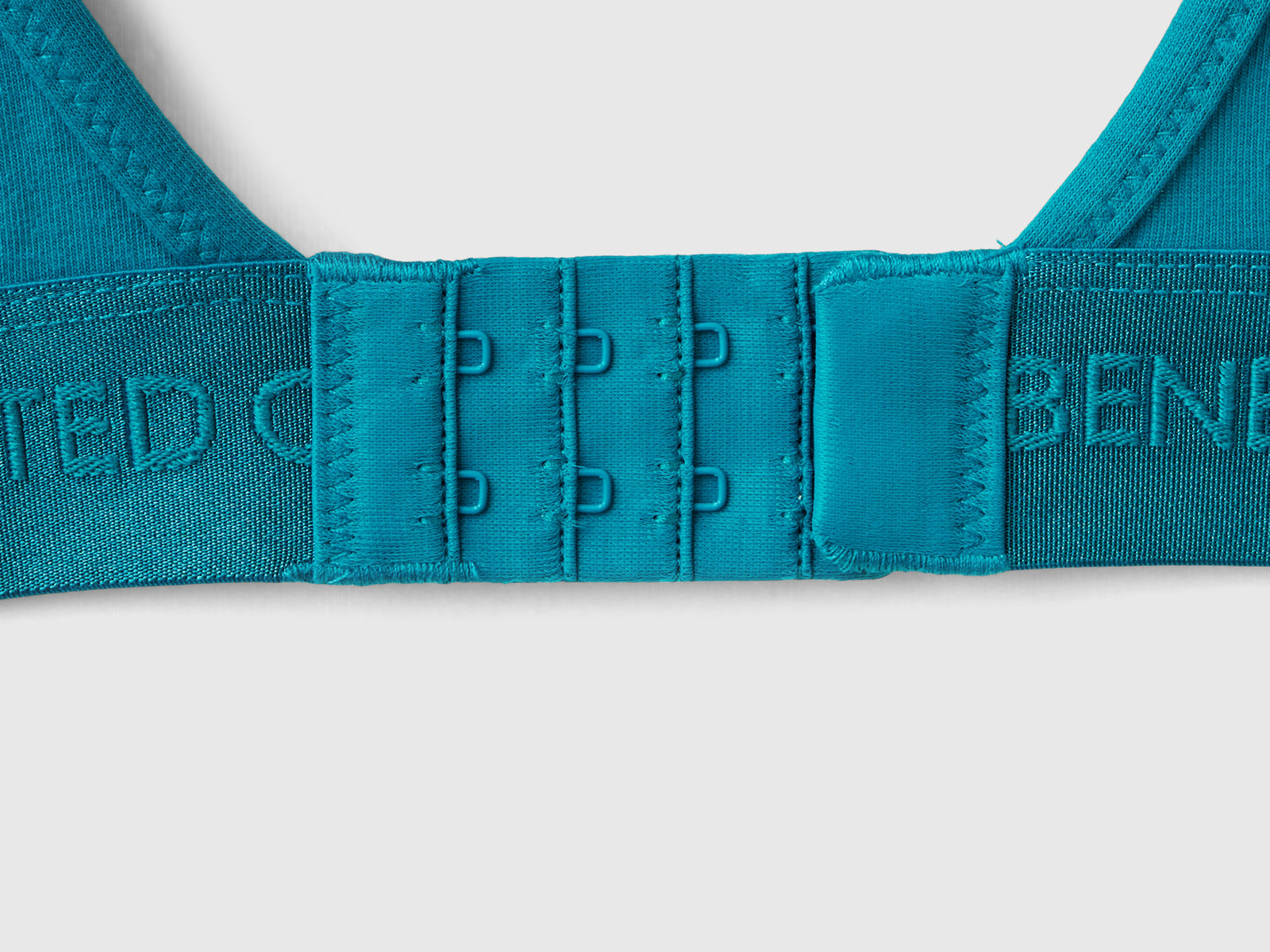 Brassiere in cotone bio stretch da donna verde ottanio 3 | Benetton Outlet