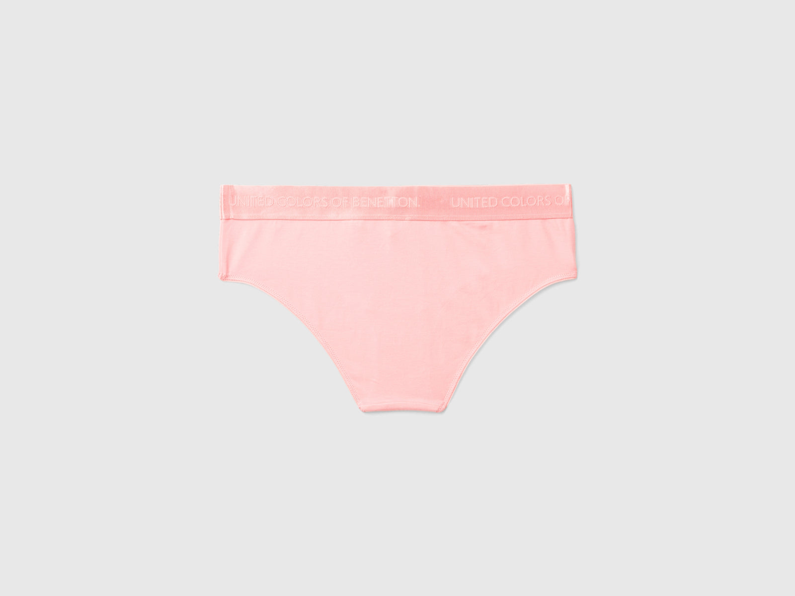 Slip fianco alto in cotone bio stretch da donna rosa 2 | Benetton Outlet