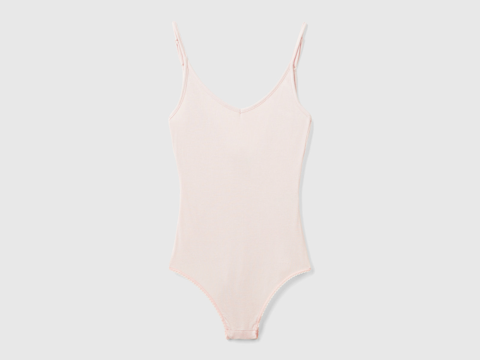 Body in viscosa da donna rosa tenue | Benetton Outlet