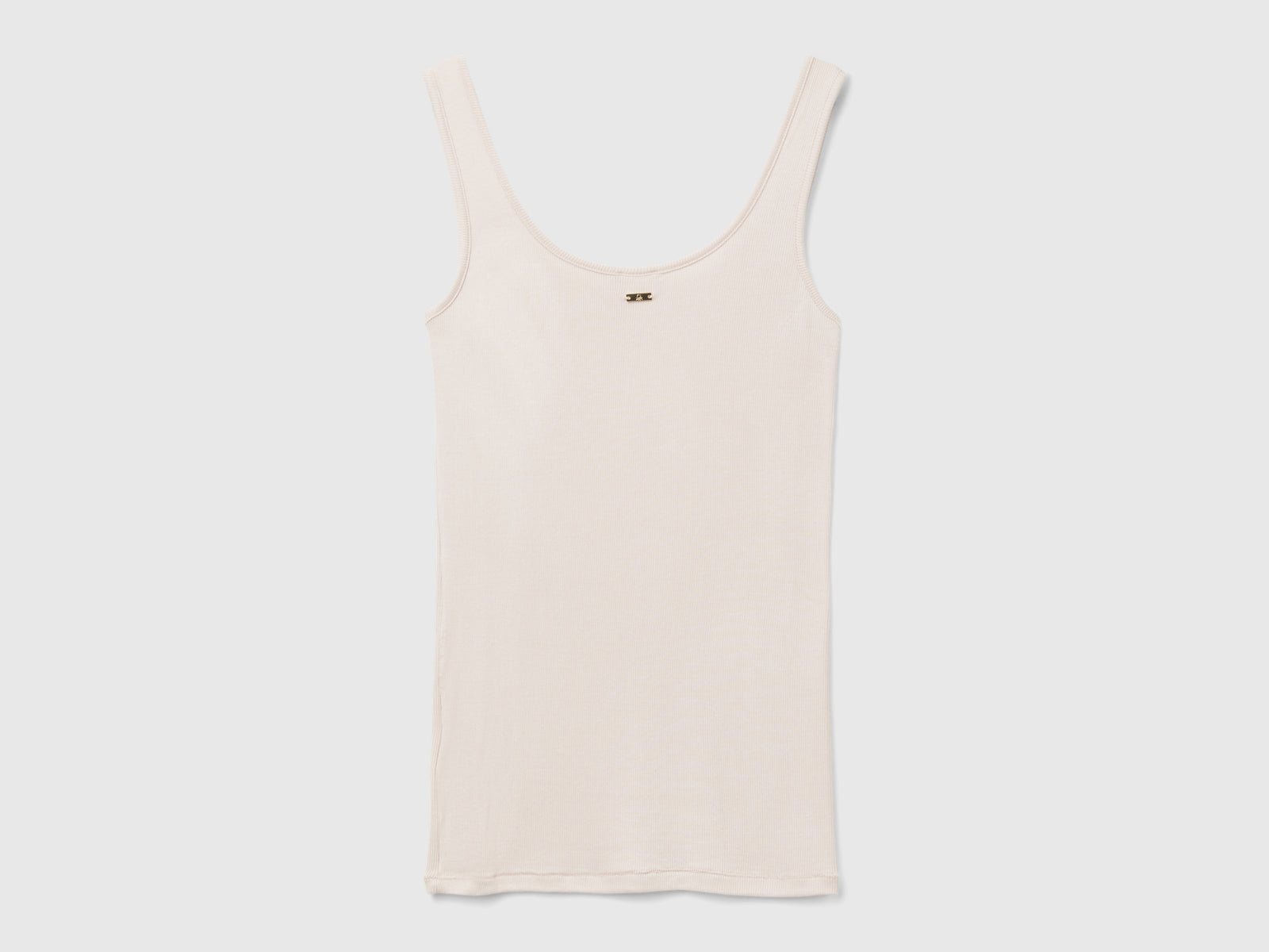Canotta in viscosa da donna rosa tenue 2 | Benetton Outlet