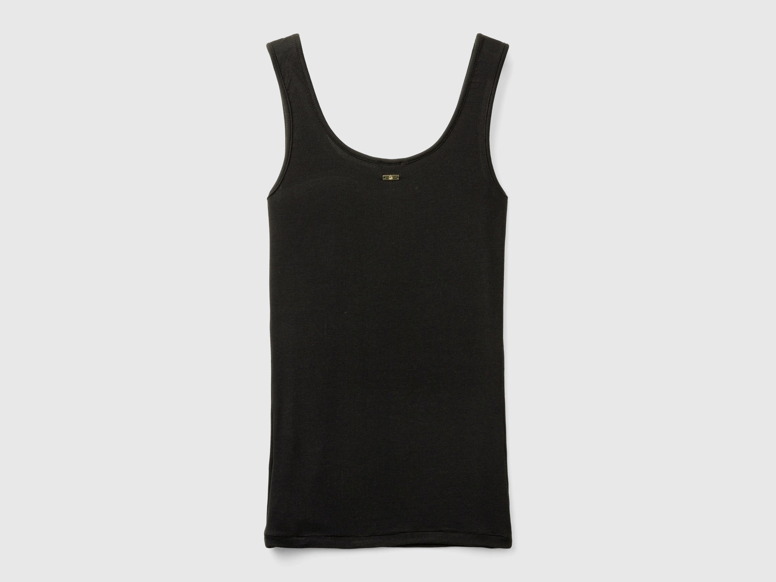 Canotta in viscosa da donna nero 2 | Benetton Outlet