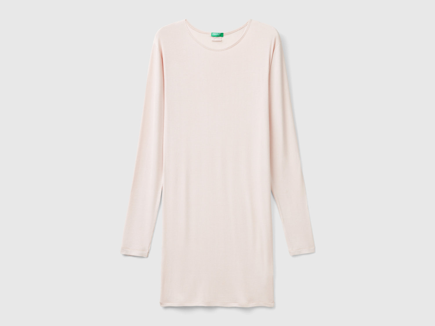 camisón de viscosa da donna rosa tenue | Benetton Outlet